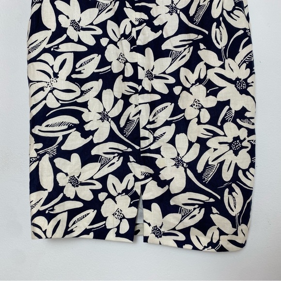 Vintage BILL BLASS Womans Linen Shift Short Sleeve Dress Sequined Beaded 12 - Picture 11 of 15